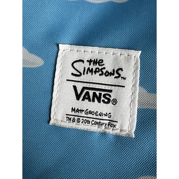 VANS x‎ The Simpsons Lisa Checkerboard Backpack Book Bag Yellow Black White EUC - Picture 11 of 13